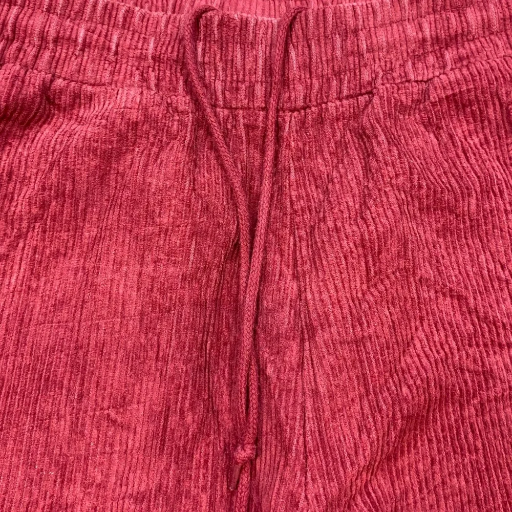 Krooked Skateboards Corduroy Pants Sz XL Mens Burgundy Skater Eyes Logo Lounge